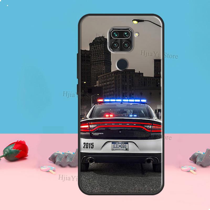 Police Car Case For Redmi Note 8 9 10 11 12 Pro Plus 10S 11S 12S Cover For Redmi 9C 10A 10C 12C Coque