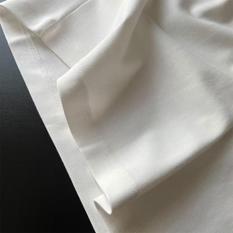 Spring 2026 Round Neck Embroidered Casual T-Shirt, Short Sleeve L