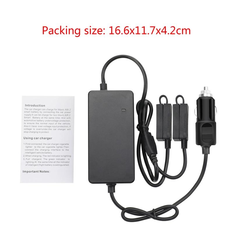 Car harger Kit  Battery USB harging Hub with Intelligent hip for Protection for  for  3 Remote ontrol Batte