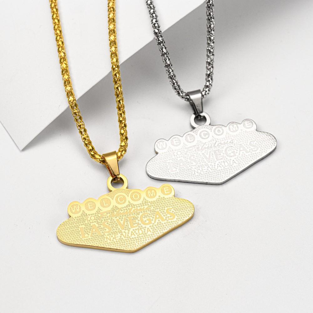 Fashion Trend European and American Popular Las Vegas Charm Necklace Necklace Jewelry
