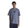 Shohei Ohtani Worn Model NB Logo Short Sleeve MGT Men's T-Shirt (MT62K9KF L)