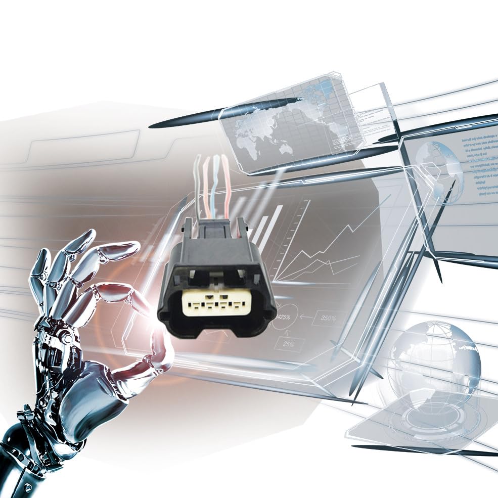 1PCS Mass Air Flow Sensor Connector Plug Harness Pigtail Compatible with Nissan Rogue 14-17 Altima 14-19 Murano 15-20 Pathfinder 14-16 Maxima 16-18