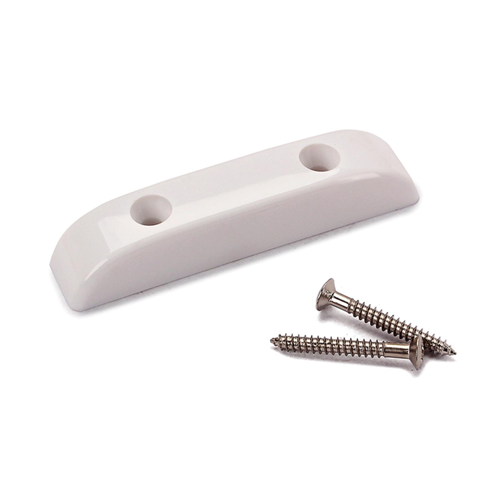 

Белая подставка под большой палец в винтажном стиле для бас-гитары, пластиковая подставка под большой палец для электробас-гитары с крепежными винтами