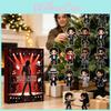 Michael Jackson Weihnachts-Countdown Adventskalender Mit Acryl-Dekorationen Für Feiertagsgeschenke Sammler