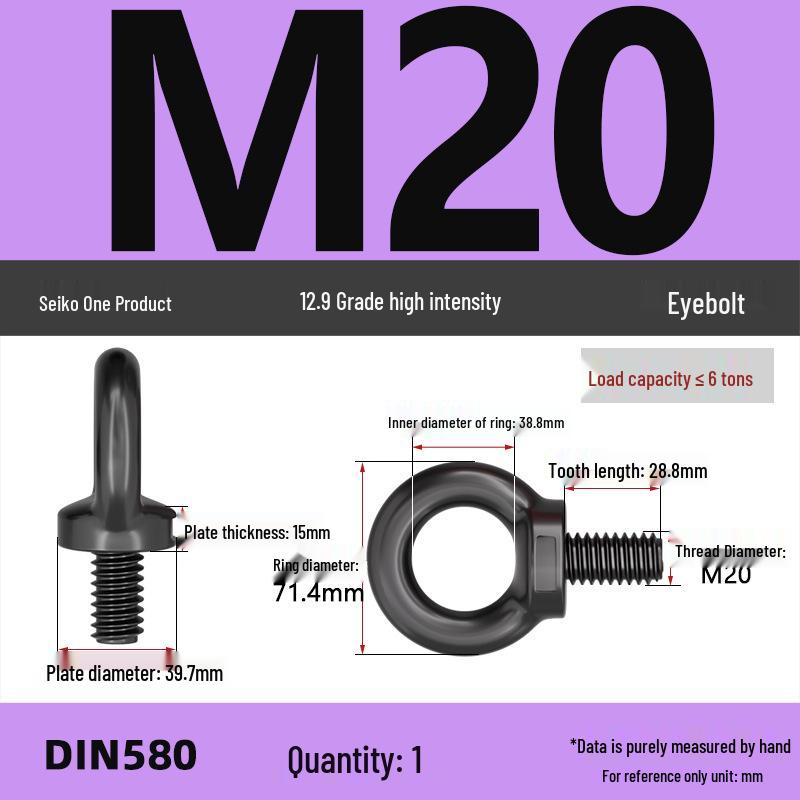 Lifting Eye Bolt Collection: Galvanized M8 & M10 with Ring for Mold