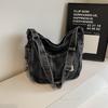Sewing Thread Denim Zipper High Quality Shoulder Bags Large Capacity Commute Style 2026 New Youth Women's Crossbody Bags