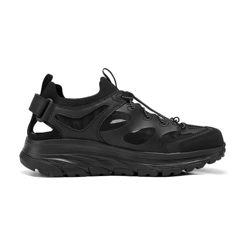 Skechers D'Lux Trekker Sandale Herren Outdoor Watsandalen Schwarz 237639-BBK