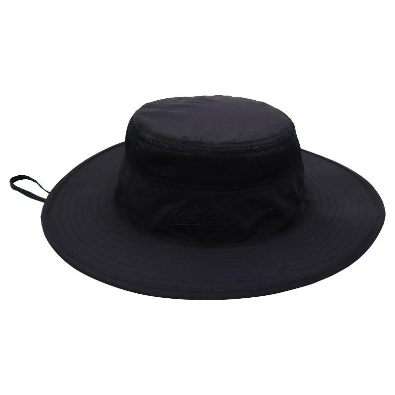 Outdoor hat sunscreen bucket hat basin hat spring and summer men's and women's big edge hat UV protection sun hat