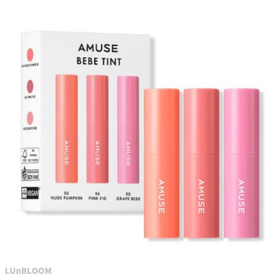 AMUSE Bebe Mini Tint 3-Piece Set (1.3g X 3ea)
