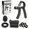 5-Pack Adjustable Finger And Forearm Strengthening Kit - Improve Grip Strength And Flexibility With Resistance Hand Grippers