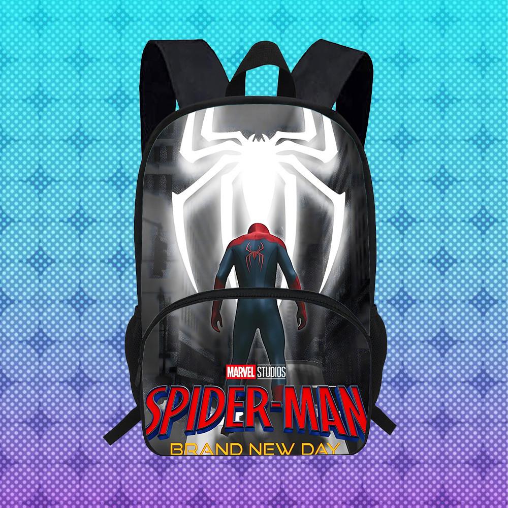 Spider Man Brand New Day Student Backpack With Breathable Oxford Fabric For School Use
