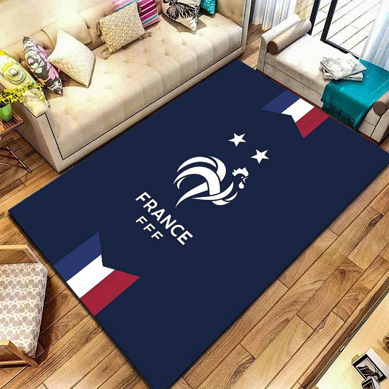France National Football Team Carpet Rug for Living Room Bedroom Home Sofa Decoration,Kids Play Non-slip Floor Mat