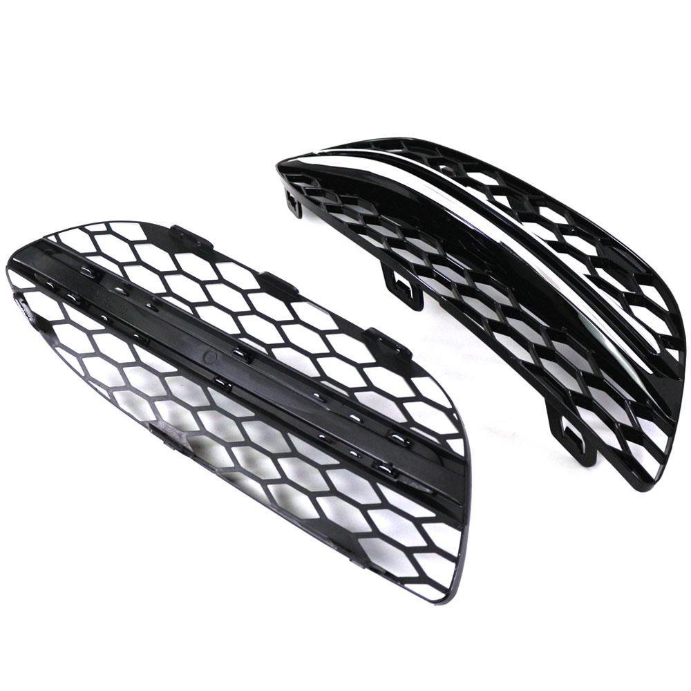 Front Bumper Grille Fog Light Cover Chrome Trims For Mercedes-Benz C- Class W205 C180 C200 C250 2015 2016 2017 2018 2019