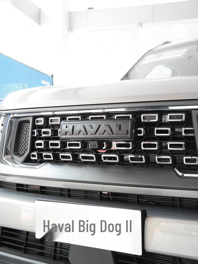Haval 2. Gen Big Dog PHEV H6 Kohlefaser-Emblemabdeckungen (Vorne hinten)