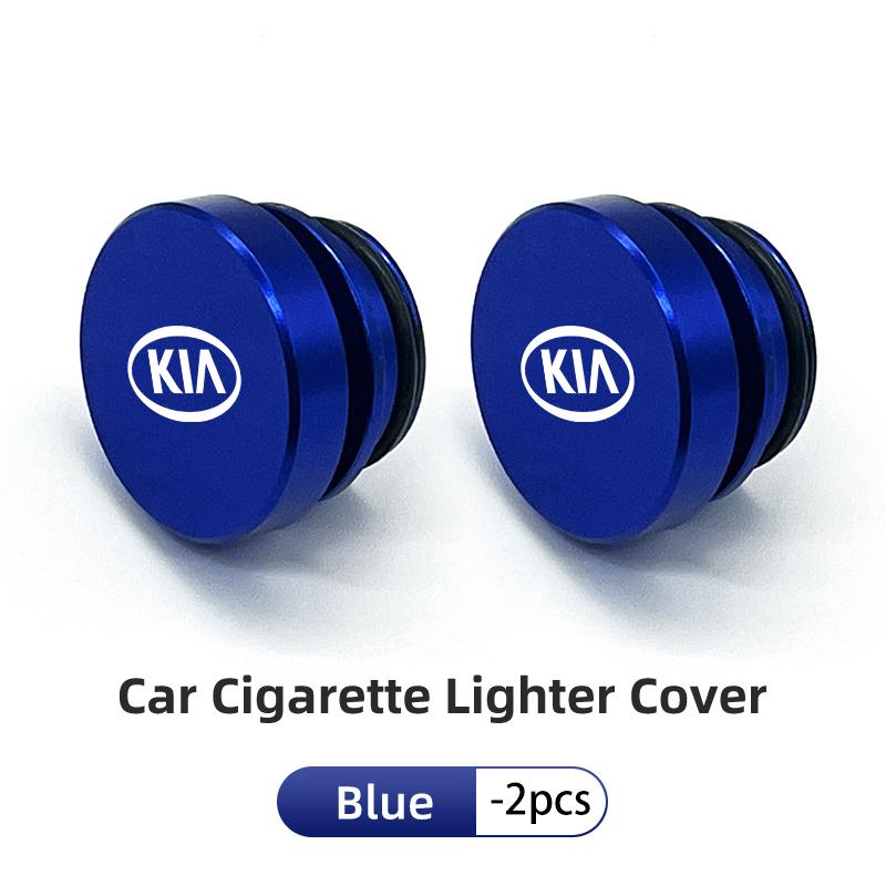 AABIV1 For KIA Car Alloy Cigarette Lighter Plug Cover Dust Protection Cap Interior Accessories Cerato Proceed Venga Stonic Picanto