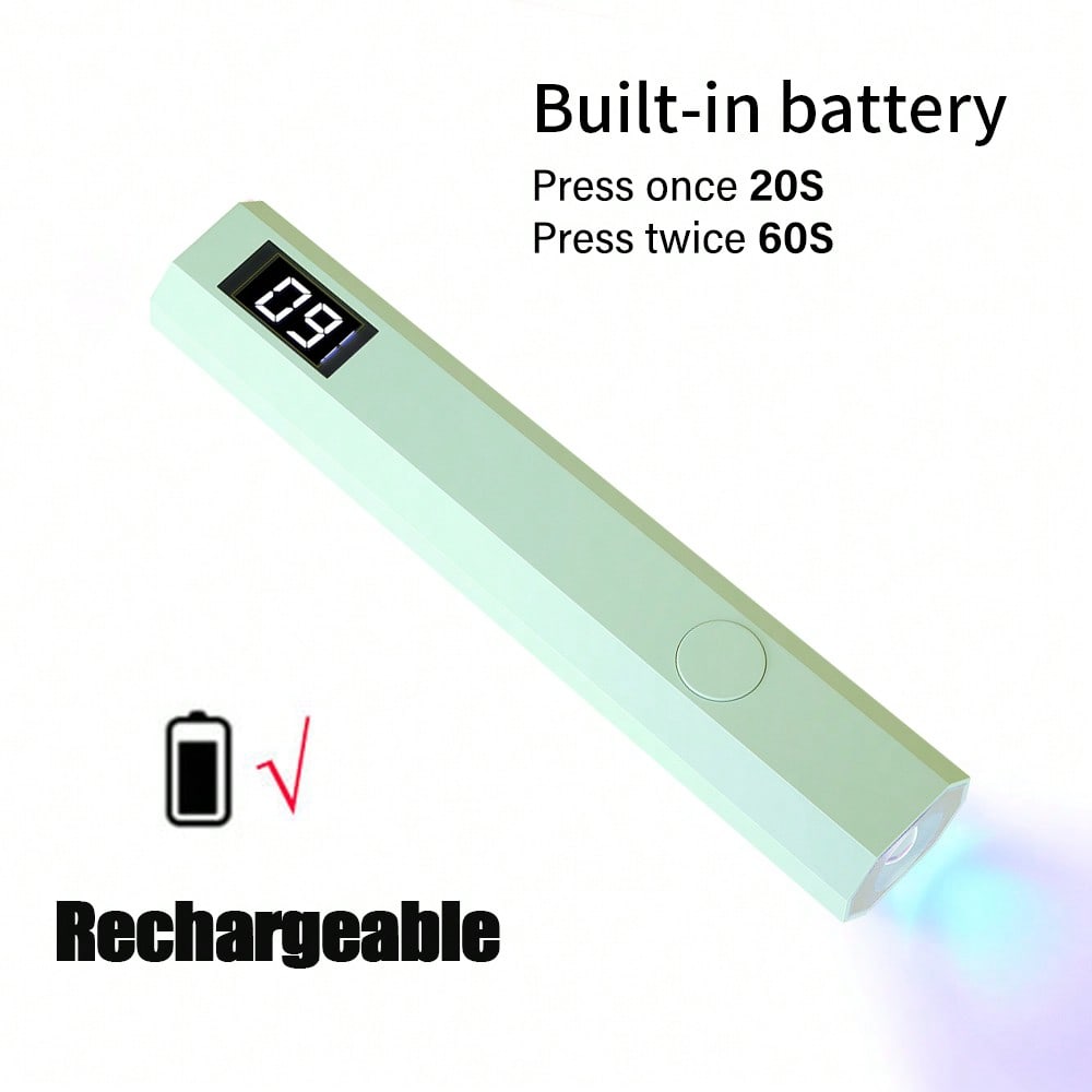 Portable Nail Dryer USB Mini Nail Dryer Lamp, UV LED Nail Lamp, Suitable For Curing All Nail Gels, Applicable For Home Nail Salon