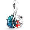 European Style Stitch Charm Beads for Jewelry Making, Pandora Compatible Alloy Enamel Stitch Dangle Charms, DIY Bracelet Necklace Accessories