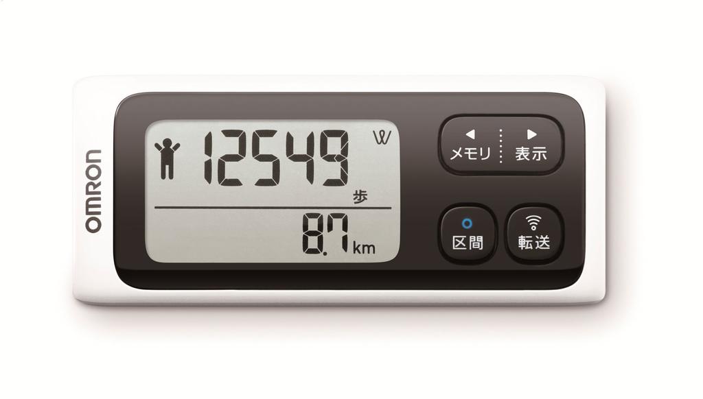 Omron WellnessLink Pedometer, White, HJ-205IT-W