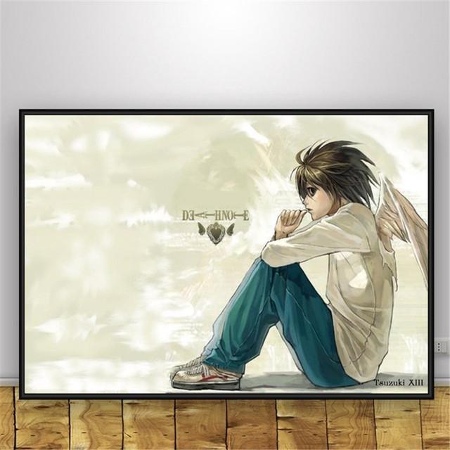 Anime Death Note Mosaic Wall Art Plakáty a obrazy Nástěnné umění Obraz Obraz na plátně do obývacího pokoje Ložnice Dekorace