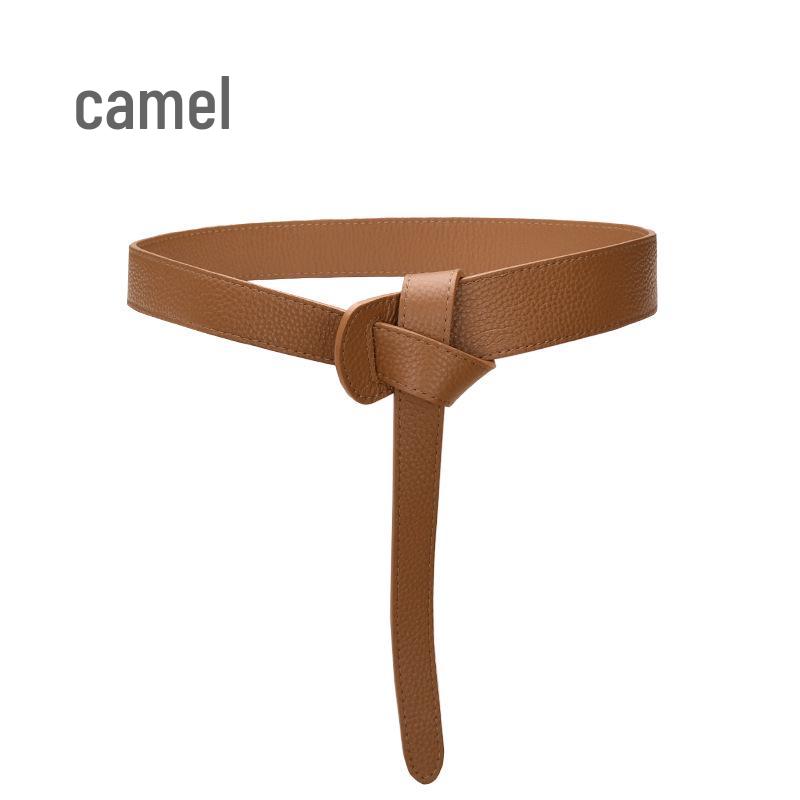 Women's Double-Sided Top-Grain Cowhide Leather Waist-Cinching Skirt Belt