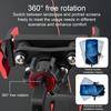 Bicycle Phone Holder Handlebar Stem Mount Lightweight Aluminum Alloy 360-Degree Rotation Anti-slip