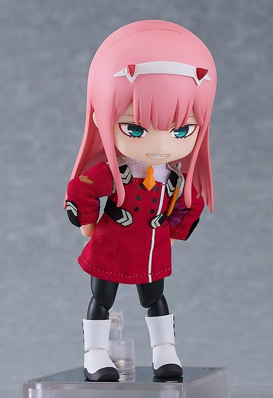 Nendoroid Doll Darling in the Franxx Zero Two and Plastic Painted Movable Figure Non-scale Cloth, Magnet,