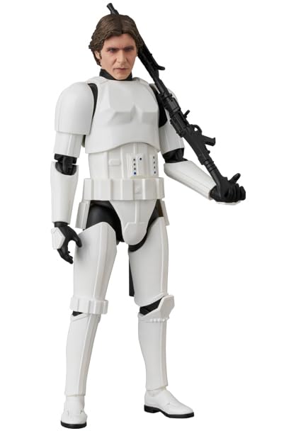MAFEX 258 HAN Akční Přibližně 155 mm vysoký Ne. SÓLO(TM) (KOSTÝM STORMTROOPERA) Předmalovaná figurka,