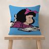 Cartoon M-Mafalda Pillow Gift Home Office Decoration Bedroom Sofa Car Cushion Cover Case 45x45