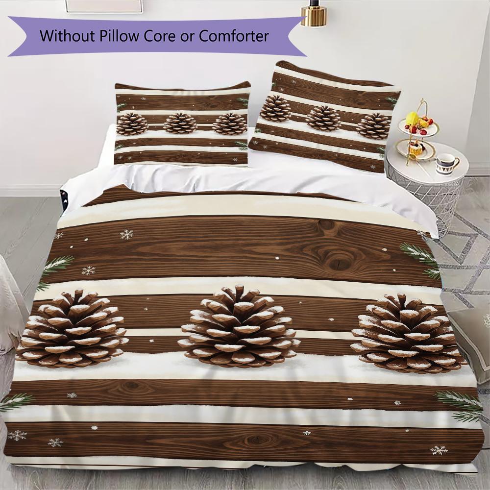 Golden Decorations Pattern Bedding uilt Set uilt Cover Pillowcase Home Decoration Birthday Gift (1 * duvet cover + 2 * pillowcase without core)_XIA
