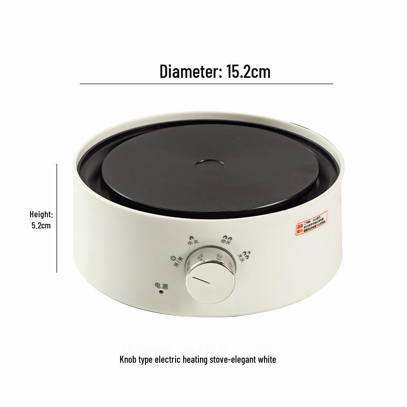 Compact Electric Moka Pot & Mini Heater: Automatic Ceramic Kettle for Boiling Water & Tea