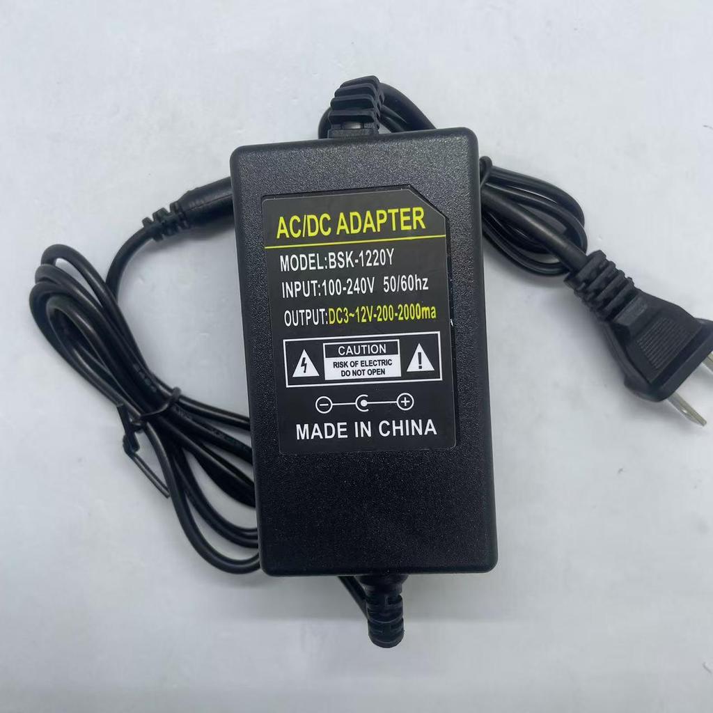 Adjustable 3-12V 2A Power Adapter with Temperature Control for LED, Fan, Water Pump, and Blower Speed.