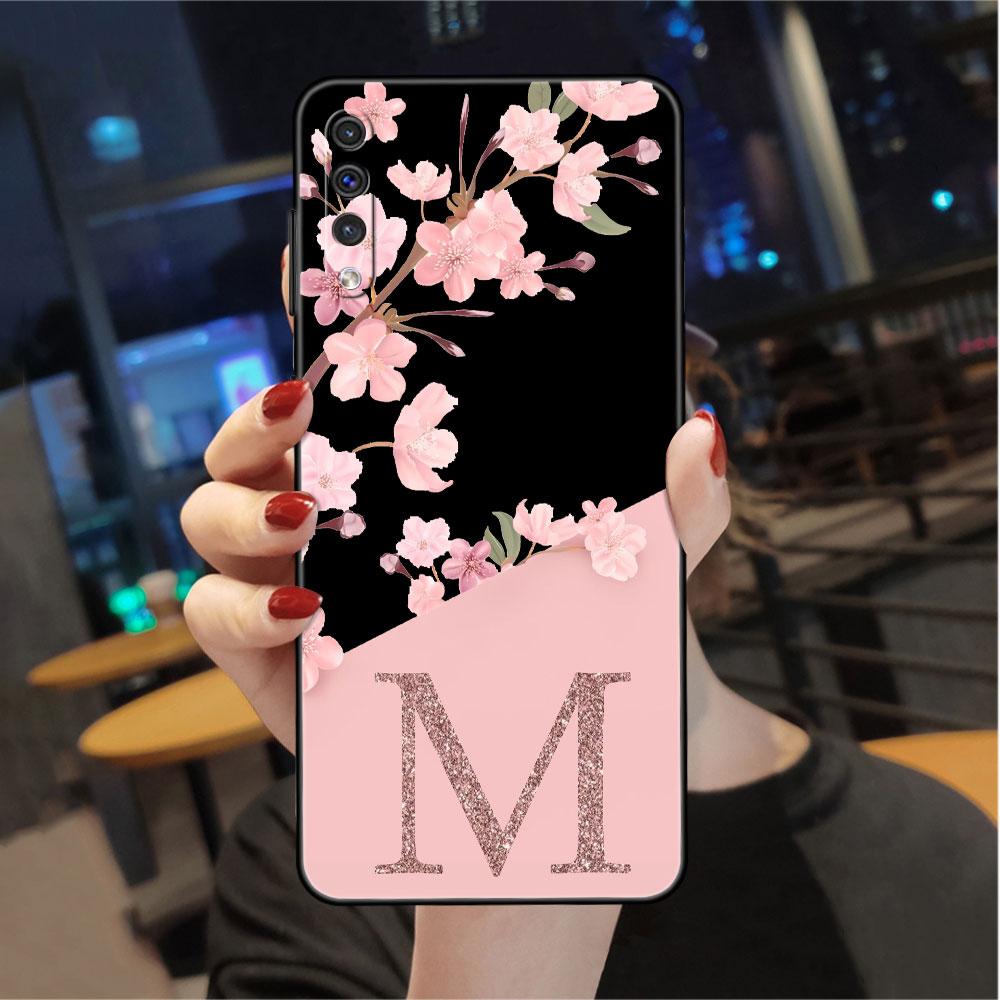 

Чехол для Samsung Galaxy A50 A70 A30 A20s A20e A10 A40 A10s A10e M52 M51 M31 M30s M21 черный чехол для телефона Custom Cherry Blossom Samsung A50