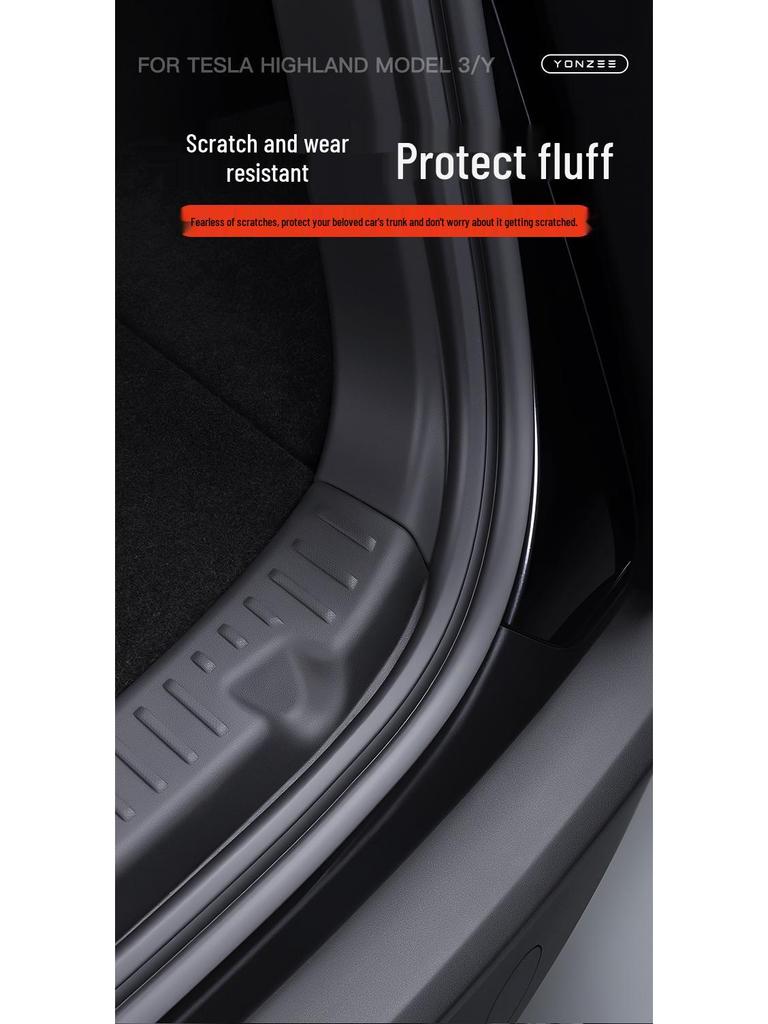 Tesla Model 3/Y/YL Trunk Sill Protector & Tailgate Cover Accessories