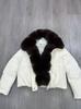 Hot-selling short cotton clothes winter new imitation fox fur down cotton-padded clothes women's loose pie overcome outside