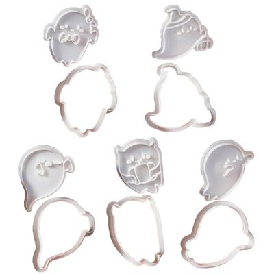 Unique Festival Parties Biscuits Molds Eerie Halloween Cookie Baking Molds Durable Specters Shape Biscuits Cutter
