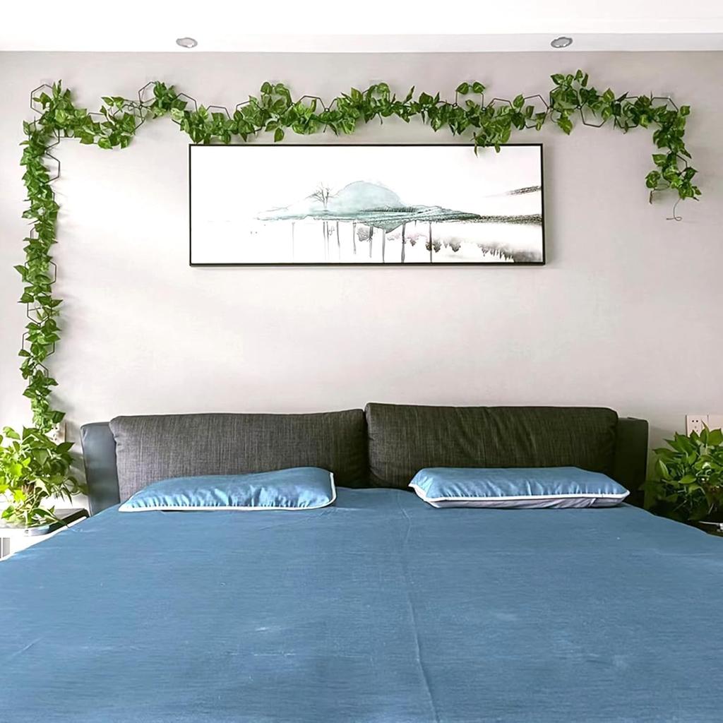 Free Splicing Chain Trellis for Climbing Plants Indoor Outdoor -DIY 89in Metal Round Garden Wall Trellis PlantTrellis Indoor for