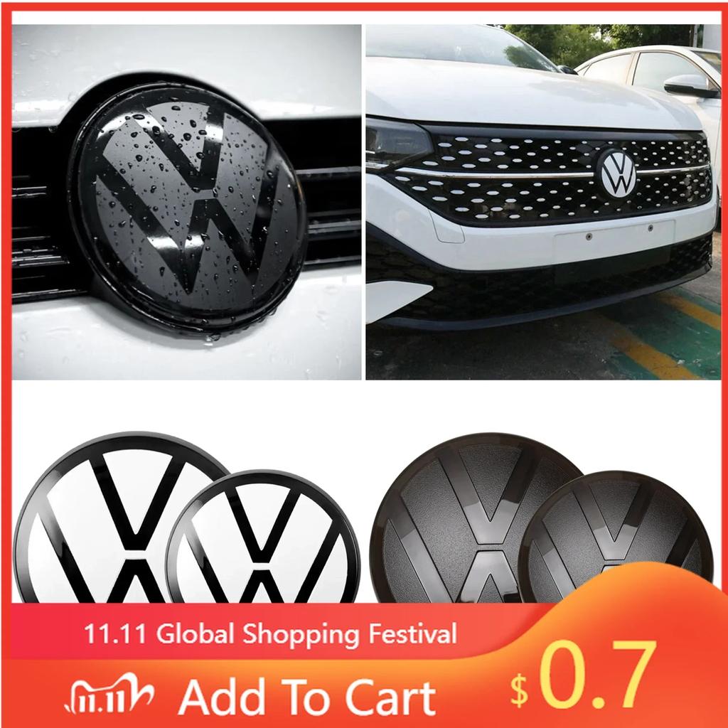 XJBRL1 For VW Car Original Front Grill Rear Trunk Emblem Lid Covers Logo Sticker For Volkswagen Golf 6 Mk6 7 7.5 8 VARIANT Polo 2013- QQ15