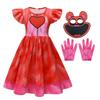 Vestito per Bambina Vestito per Gioco di Ruolo Vestito a Linea A da Bambina Vestito per Feste Vestito per Travestimento