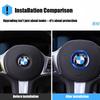 BEKV7 Car Styling Decoration Ring Steering Wheel Circle Sticker For BMW M3 M5 E36 E46 E60 E90 E92 X1 F48 X3 X5 X6 X3 E83 F25 X4 F26