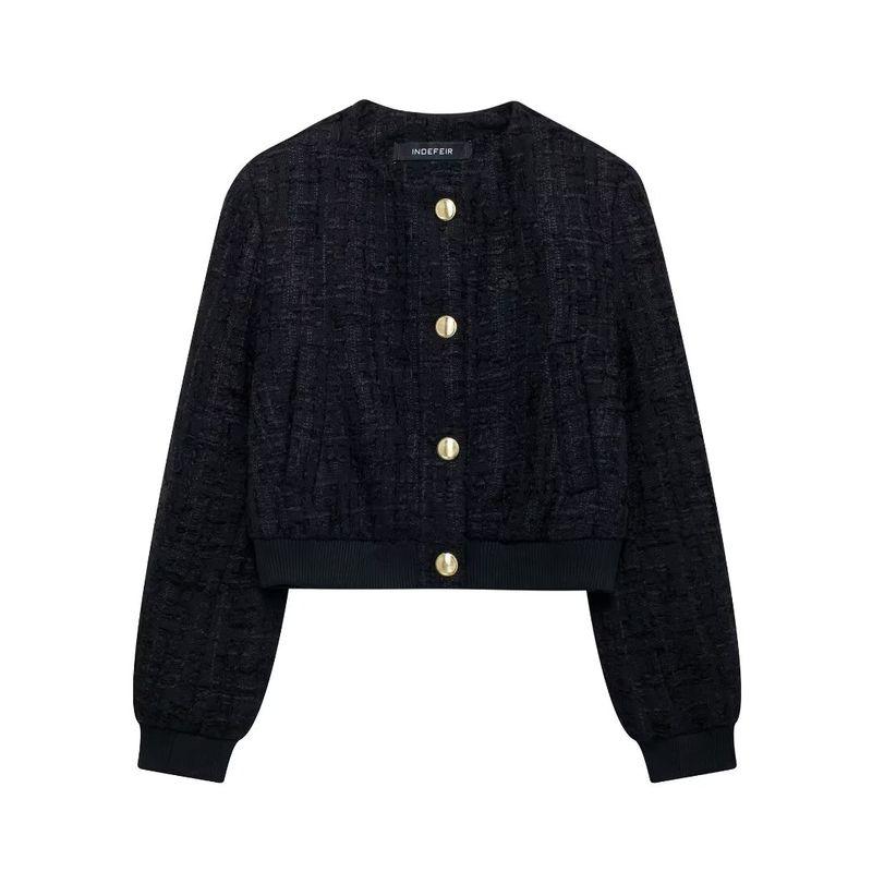 Kaslead New Arrival Women's Clothing Fashion Style Stylish Simple and Versatile Texture Pilot Jacket 3046329