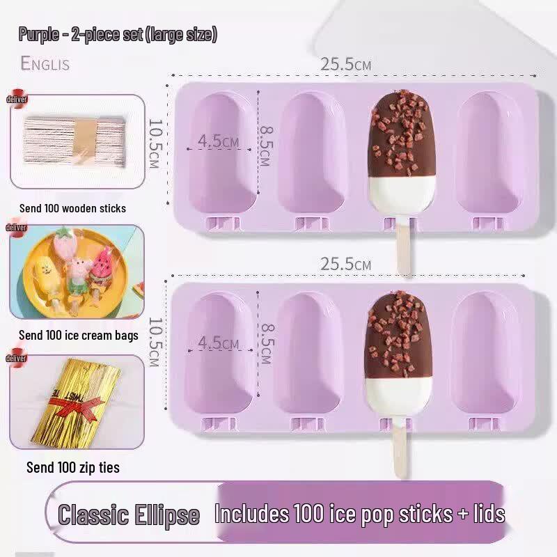 Silicone Popsicle & Ice Cream Mold