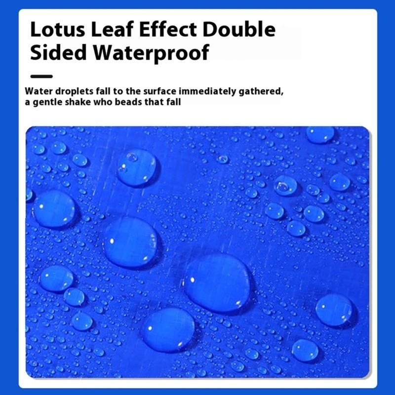 Heavy Duty Waterproof Tarp For Outdoor Rain Shelter Camping Gardening Weather Resistance Rain Cover for Multiple Use