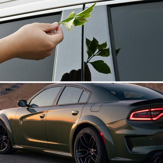 6PCS Car Door Window Black Pillar Post For Cover Dodge Trim 2011- Charger
