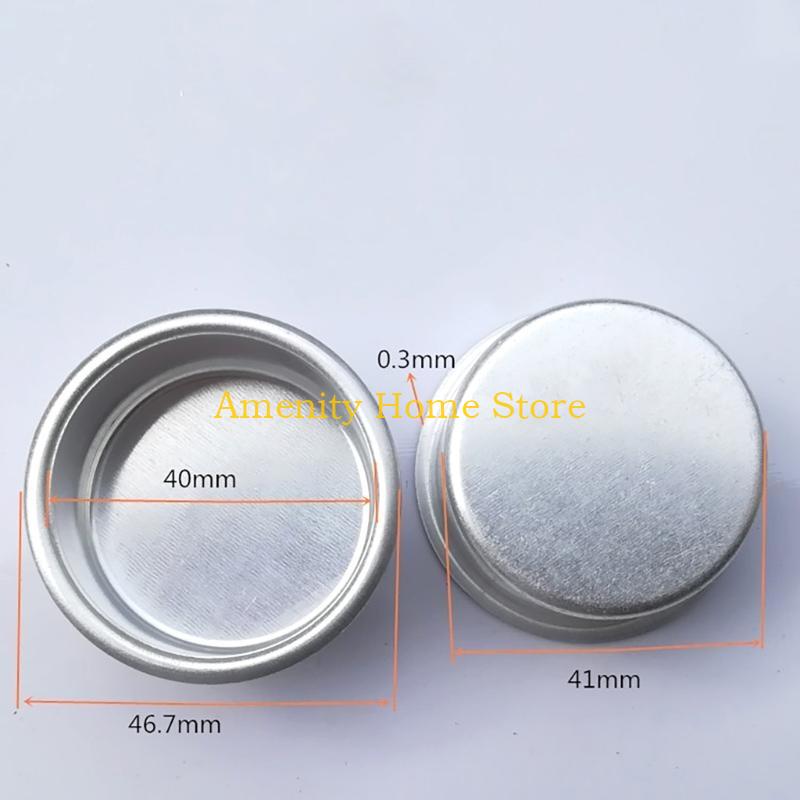 F26C Pack of 30 Candle Tins Jar Cups for DIY Candle Making Aluminum Round Containers Tealight Bases for Creative Projects