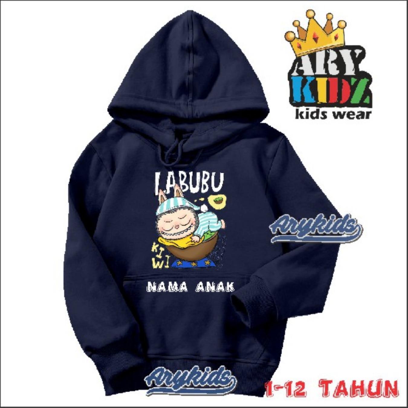 

Детский худи LABUBU, модный универсальный топ для девочки с мультяшным принтом 100