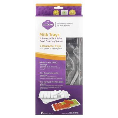 Fairhaven Health, Milkies, מגש חלב, 2 מגשים לשימוש חוזר