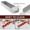 2/4 Pack Tiramisu Cake Mold Removable Rectangular Cake Pan Non-Stick Aluminum Alloy Diy Cake Mousse Mold Tiramisus Baking Tools