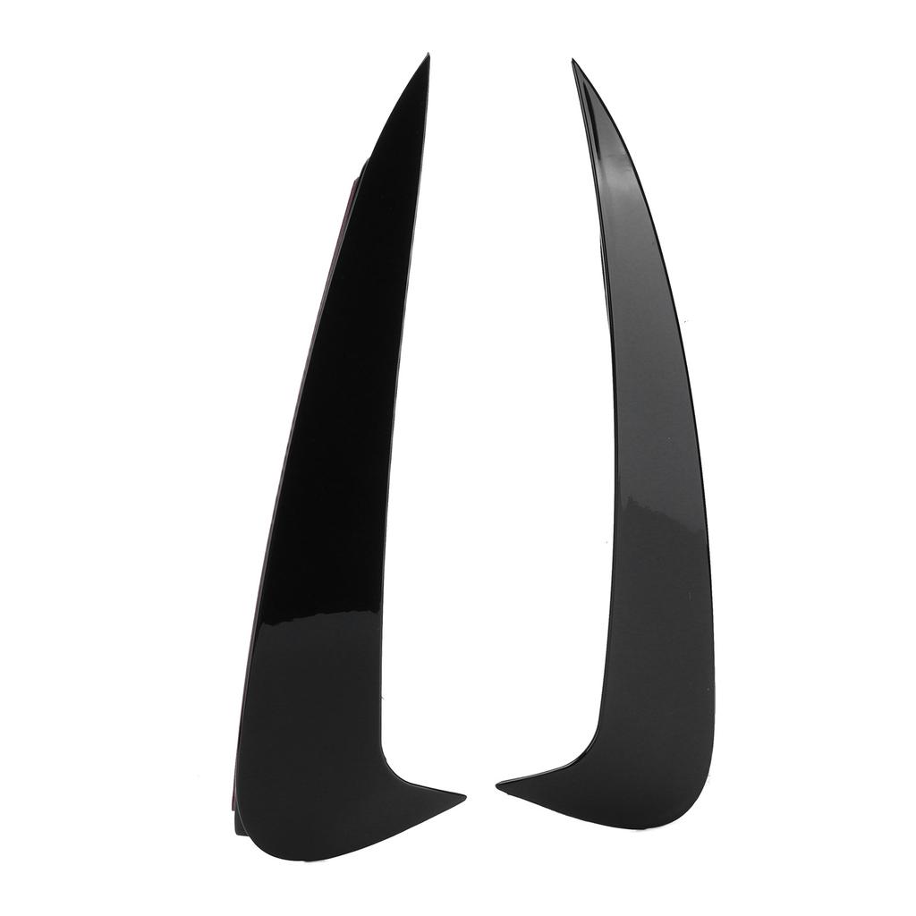 2PCS Car Rear Bumper Side Fins Black Replacement for Mercedes Benz C Coupe C205 2015+