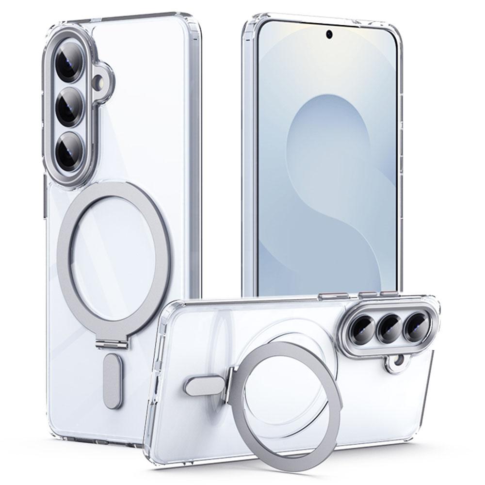 

For Samsung Galaxy S26 / S26 Pro Case TPU + Acrylic Hidden Magnetic Kickstand Phone Cover