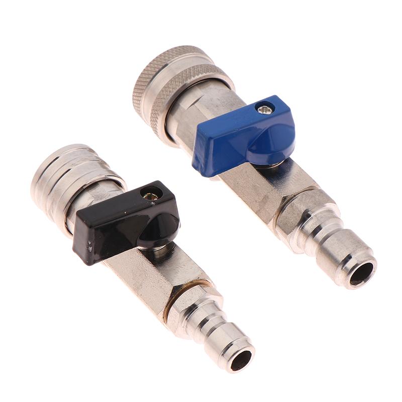 High Pressure Washer Ball Valve With 3/8 Or 1/4 Inch Quick Connector For Water Pumps Tanks Faucet Washer Hose Water Flow Switch